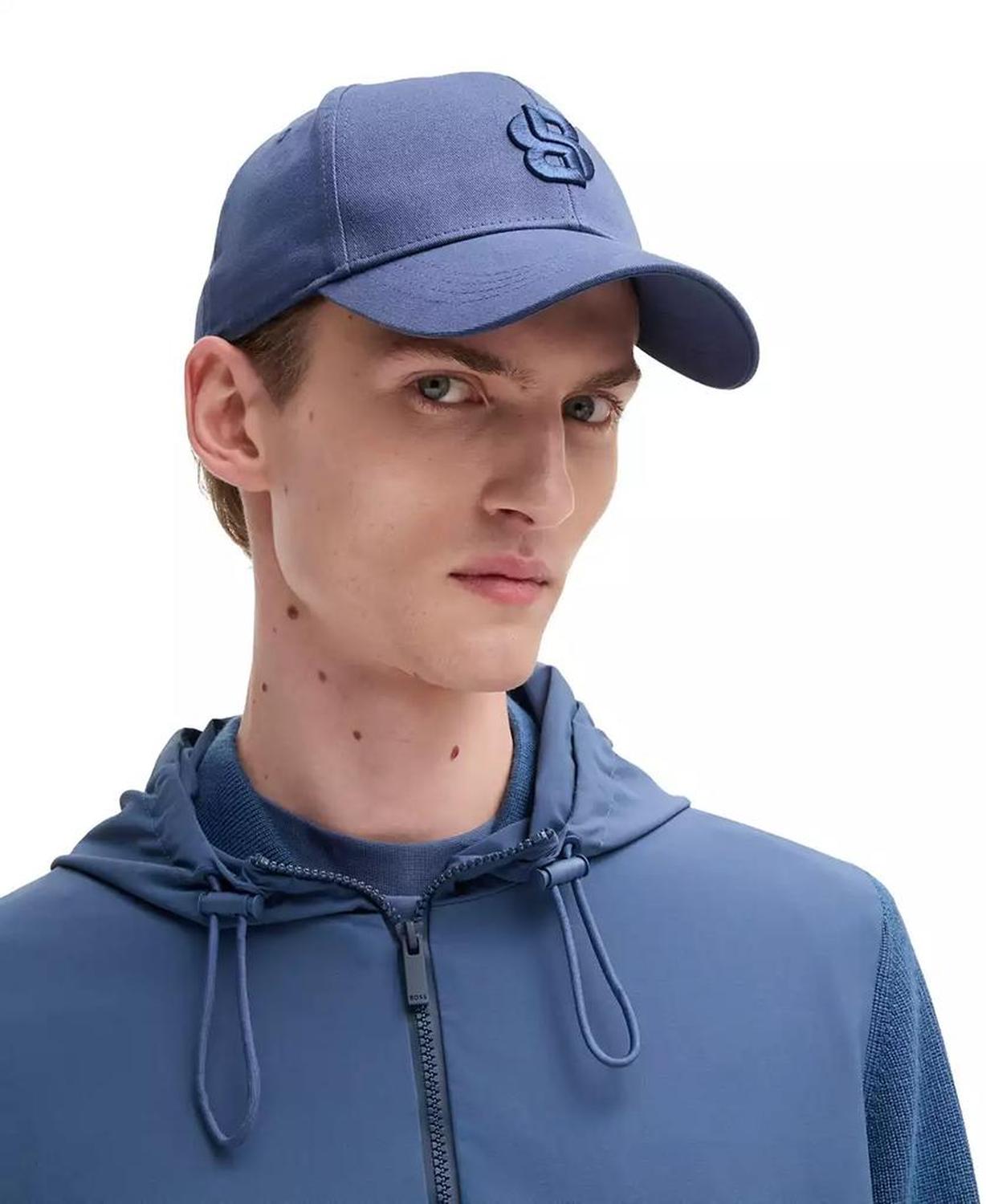 Men's Double B Monogram Cotton Twill Cap