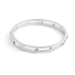 Faux Stone Signature C Open Bangle Bracelet