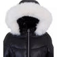 Big Girls Belted Stadium Puffer Jacket
