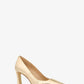 Darrah Crackled Metallic Leather Pump