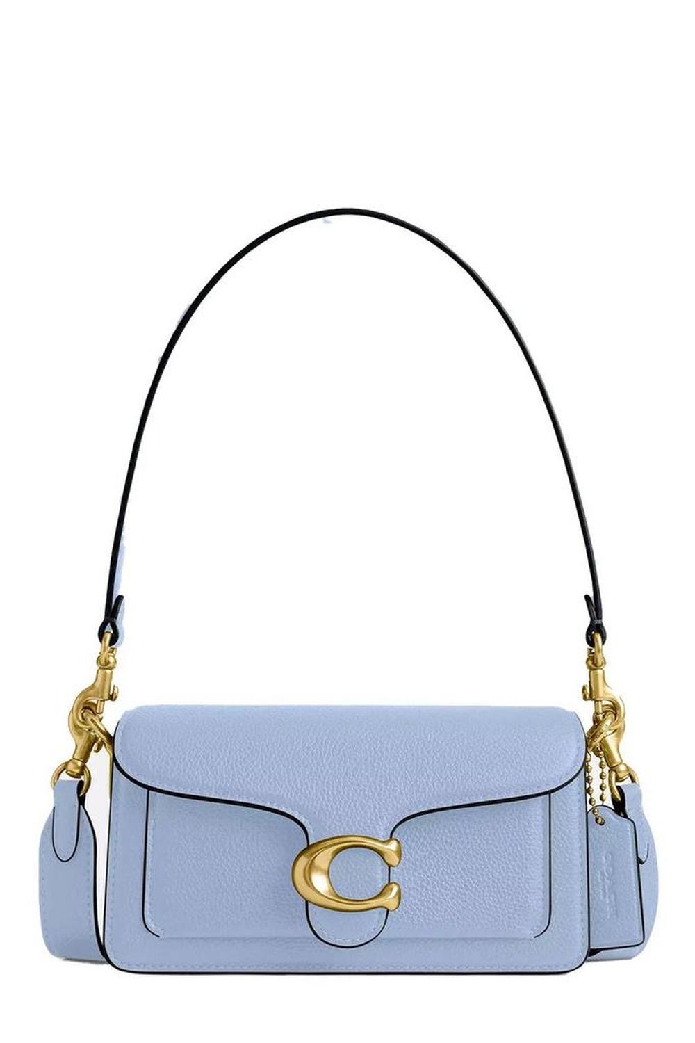 Coach Tabby 20 Logo Plaque Shoulder Bag