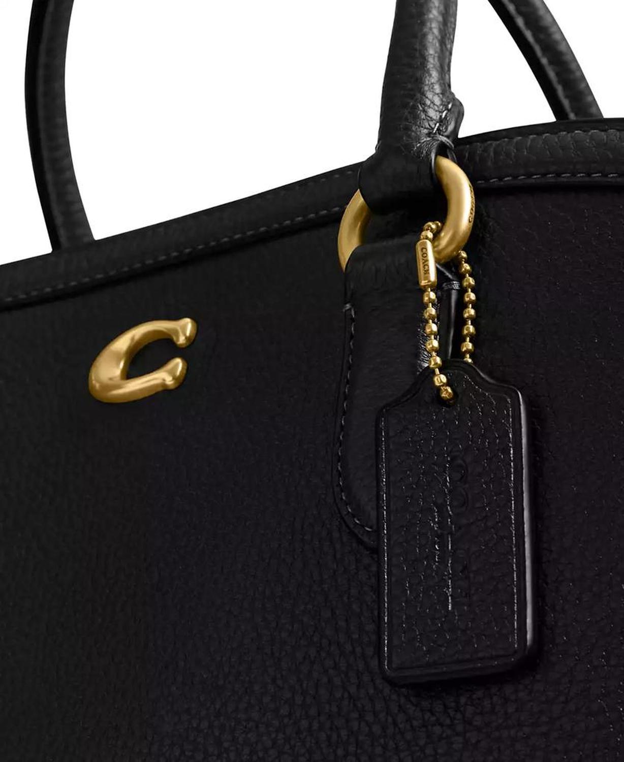 Legacy Large Pebble Leather Carryall 35 Satchel Bag