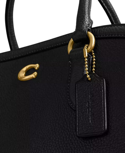 Legacy Large Pebble Leather Carryall 35 Satchel Bag