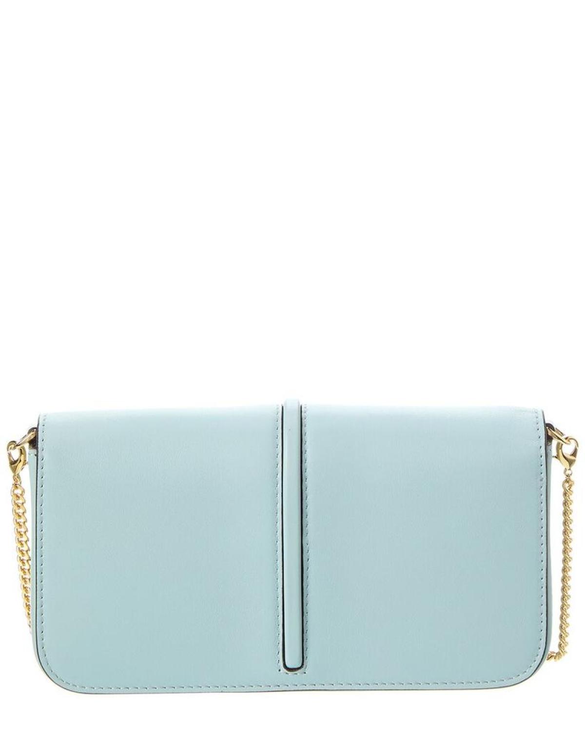 FENDI Fendigraphy Leather Wallet On Chain