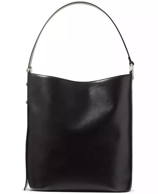 Halo Large Smooth Leather Bucket Bag