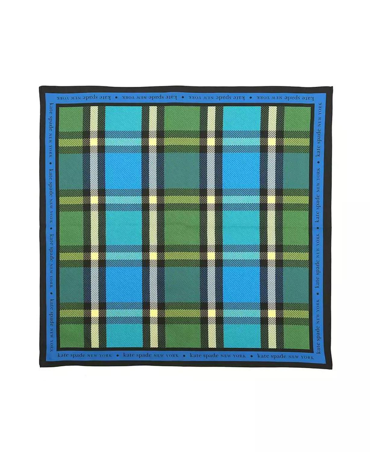 Grand Plaid Square Bandana
