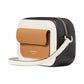Ava Colorblocked Pebbled Leather Mini Crossbody
