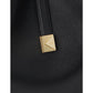 Deco Pebbled Leather Large Shoulder Bag
