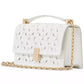 Eyelet Deco Mini Leather Crossbody Bag