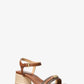 Mandy Signature Logo and Leather Sandal