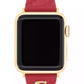 Women's Red Silicone Apple Watch Strap, 38mm, 40mm, 41mm