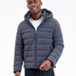 Men's Dressy Hooded Stretch Packable Jacket