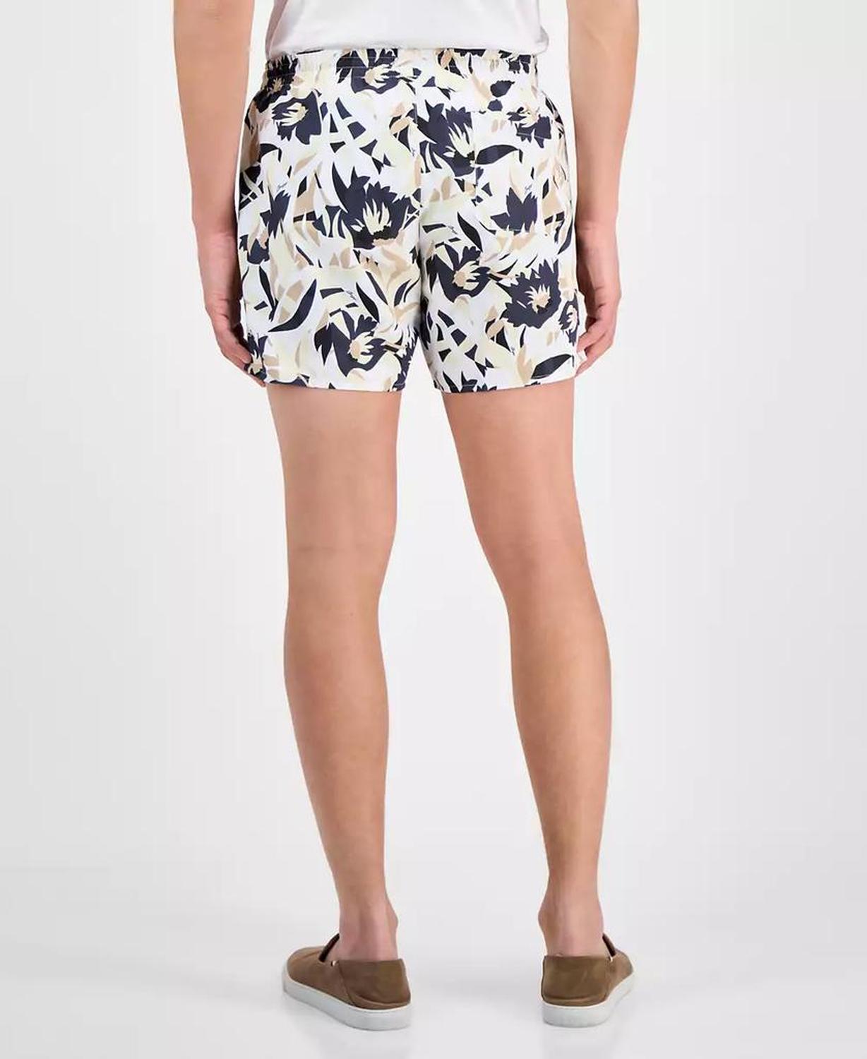 Men's Abstract Floral 5" Swim Shorts