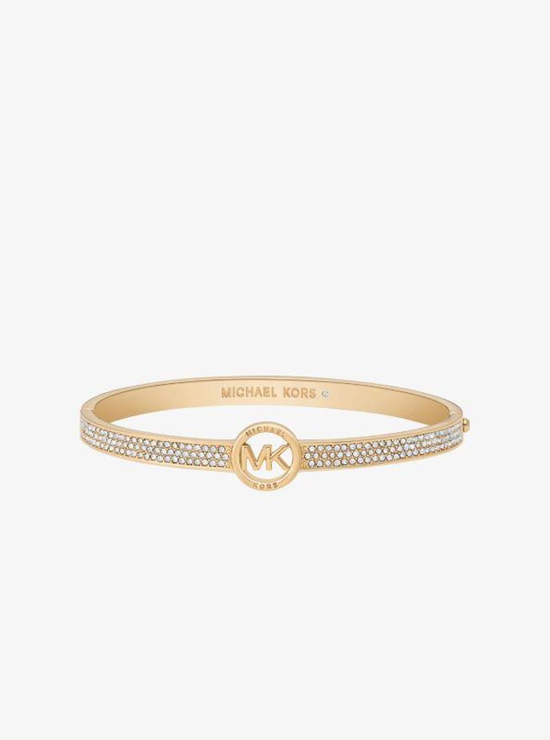 Pavé Logo Bangle