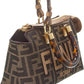 FENDI By The Way Mini FF & Leather Shoulder Bag