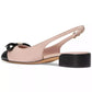 Women's Deco Bow Slingback Pumps