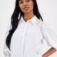 Women's 3/4-Sleeve Button-Up Blouse