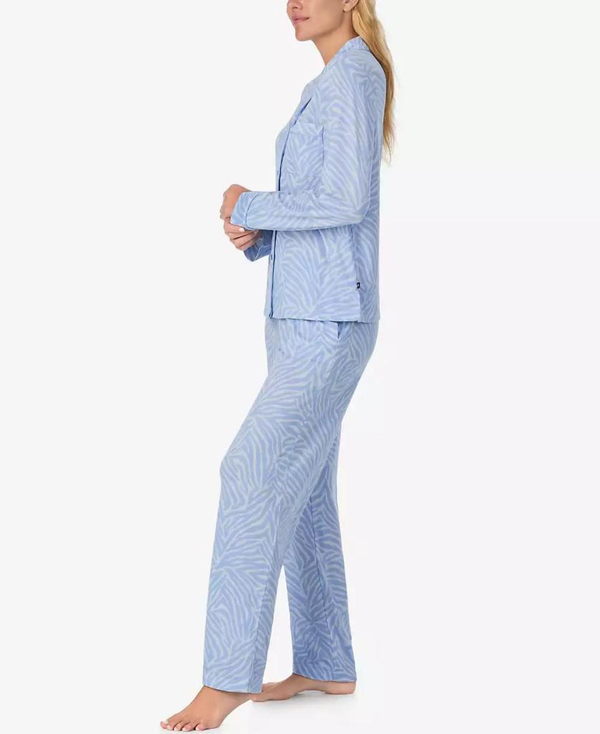 Women's 2-Piece Sleepwear Long-Sleeve Top and Pajama Pants Set