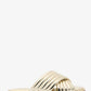 Portia Metallic Slide Sandal