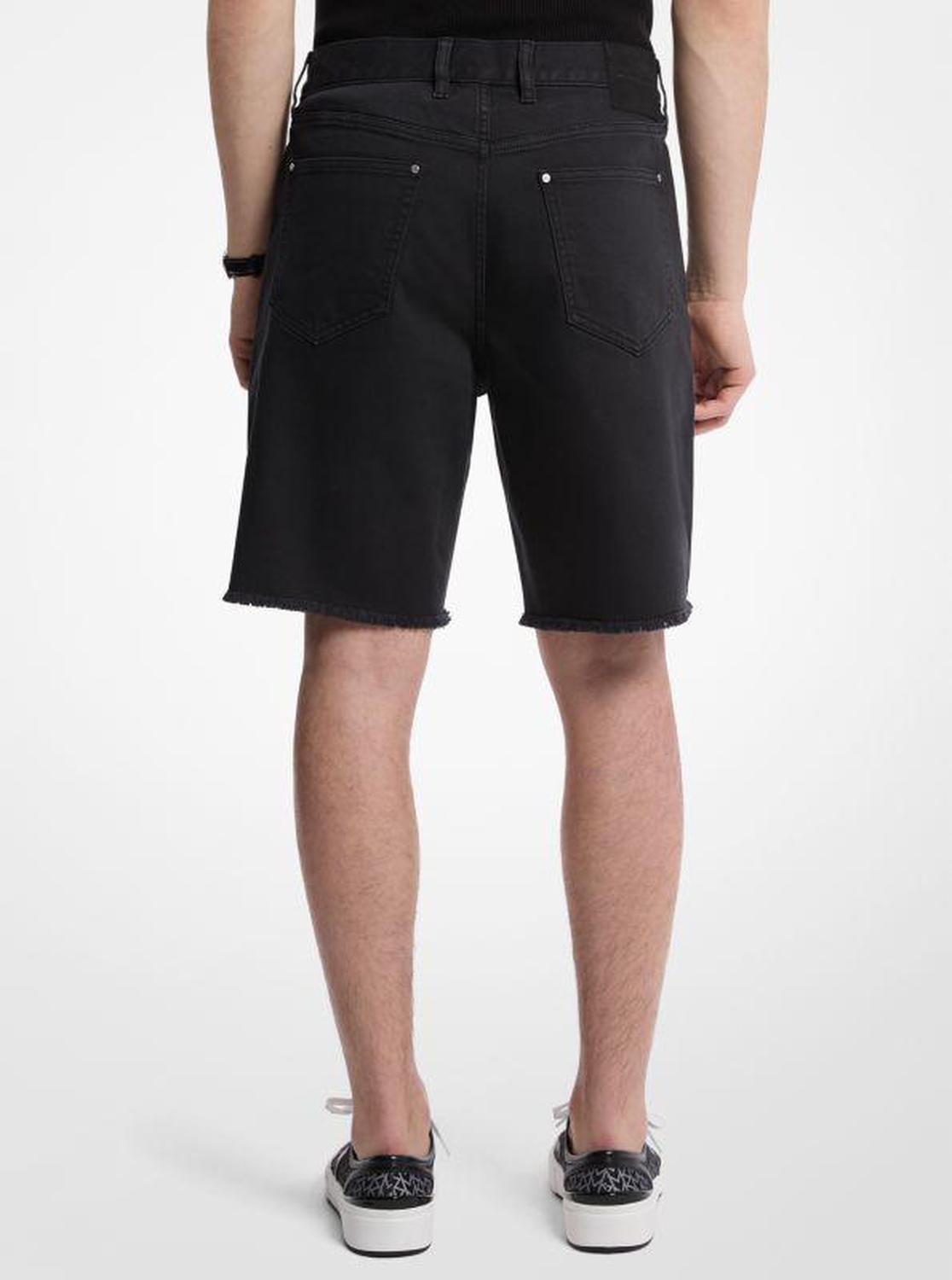 Frayed Denim Shorts