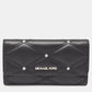 Michael Kors  Quilted Leather Large Jet Set Travel Trifold Wallet
