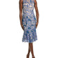Embroidered Tulle Midi Dress