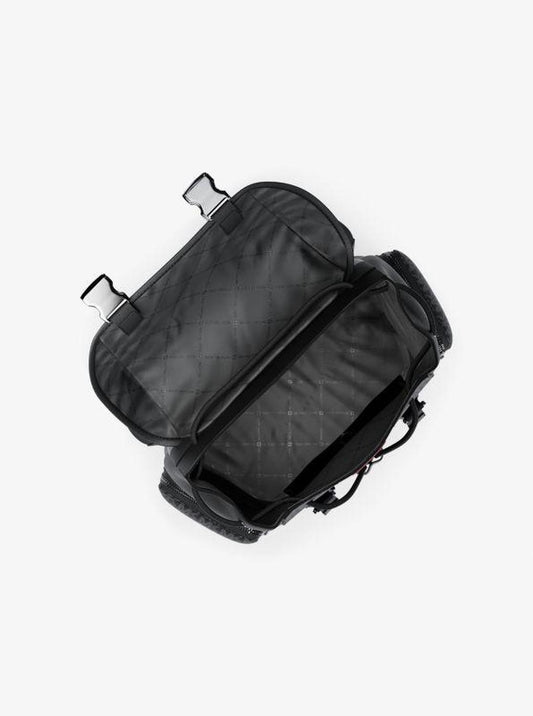 Cooper Medium Striped Signature Logo City Backpack