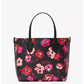 Women's Bleecker Fall Poppies Medium Tote Bag