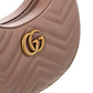 Gucci GG Marmont Half Moon Shaped Mini Leather Crossbody