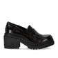 Rocco Black Heeled Loafer