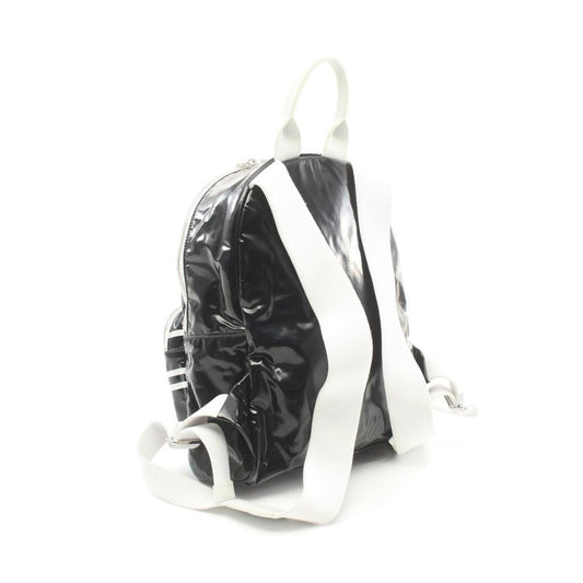 La Pausa Backpack Rucksack Coated Canvas Silver Hardware