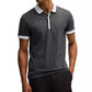 Men’s Striped Trim Polo