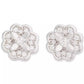 Silver-Tone Heritage Bloom Mini Stud Earrings