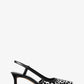 Alora Cheetah Print Calf Hair Slingback Pump