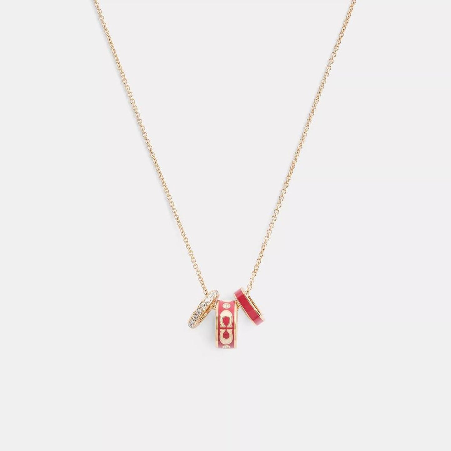 Signature Enamel Rondell Necklace