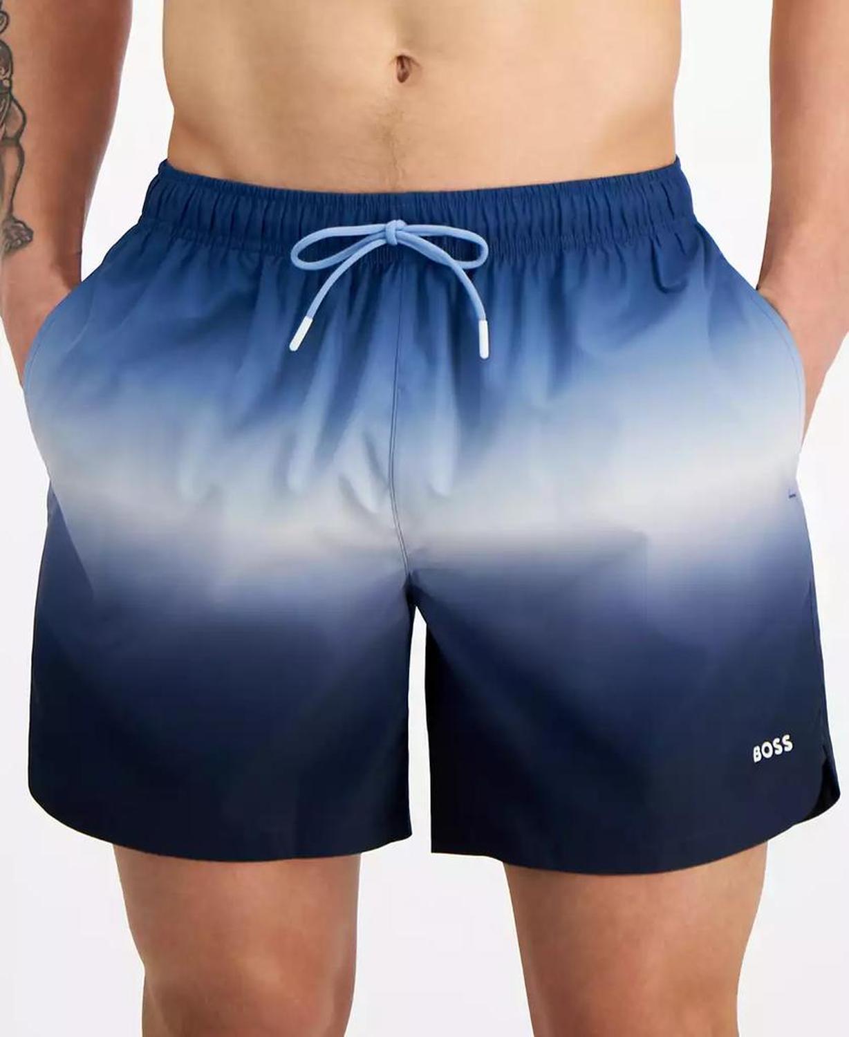Men's Color Gradient Swim Trunks