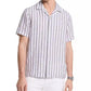 Men's Relaxed-Fit Linen Stripe Shirt