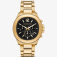 Oversized Sage Gold-Tone Watch