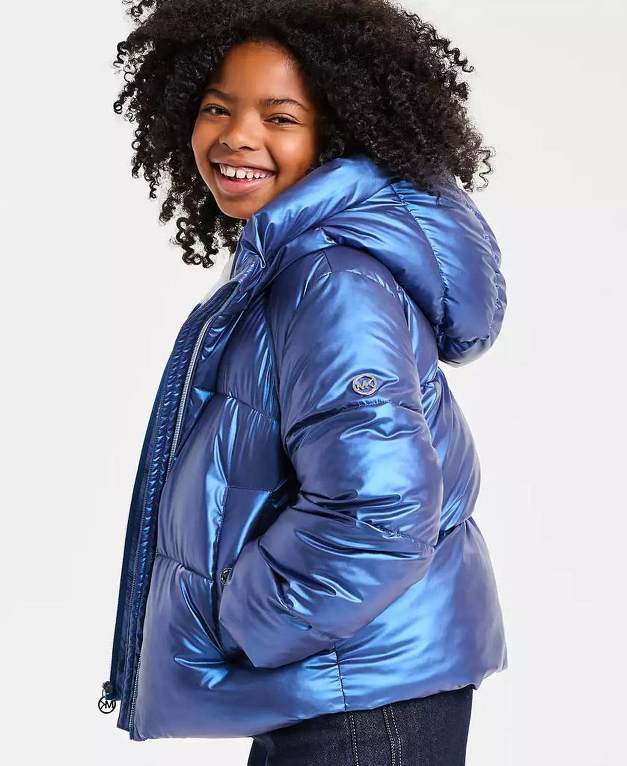 Big Girls Hooded Puffer Jacket