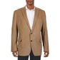 Mens Collar Corduroy Two-Button Blazer