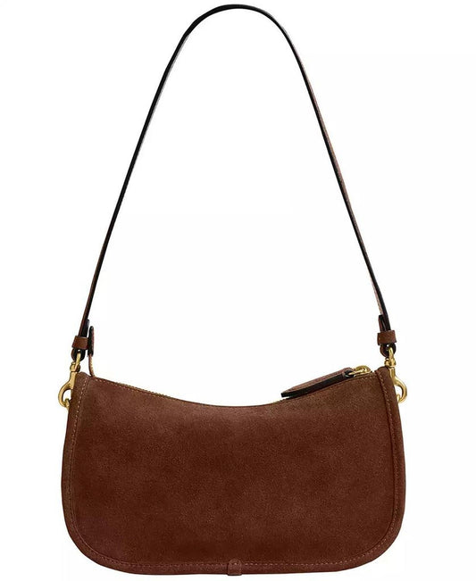 Waverly Small Suede Shoulder Bag
