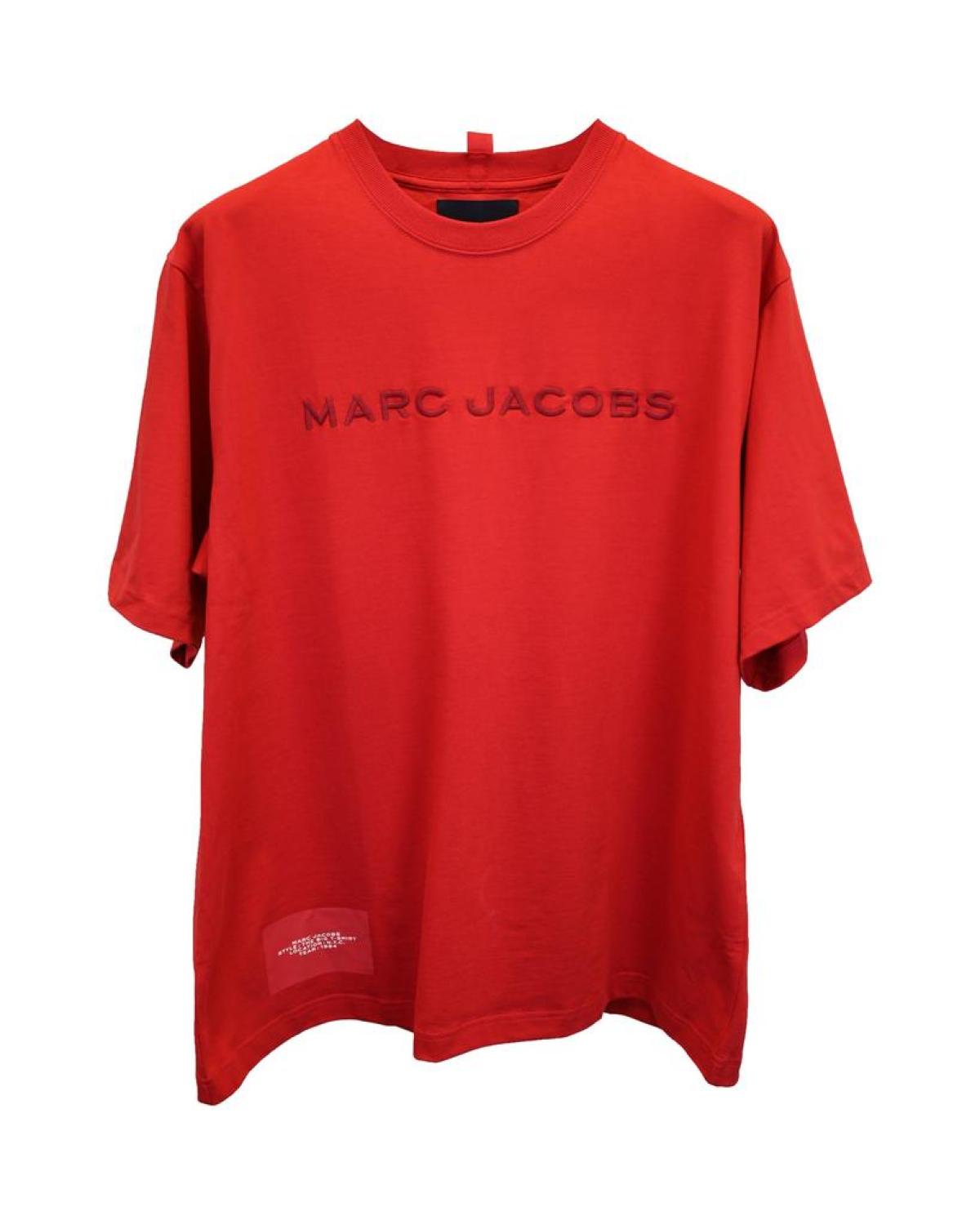 Marc Jacobs The Big T-Shirt in Red Cotton