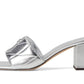 Holly Block Heel Sandals with Quilting