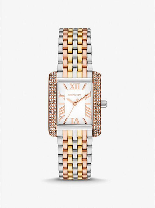 Petite Emery Pavé Tri-Tone Watch