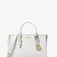 Sally Medium 2-in-1 Saffiano Leather and Logo Satchel