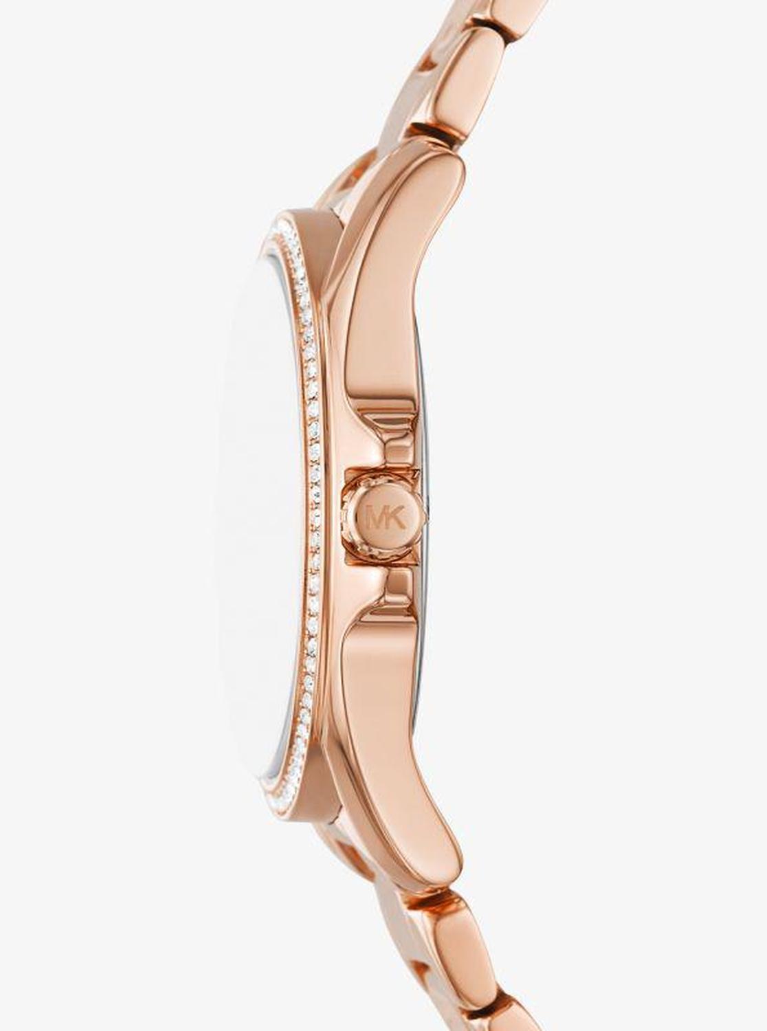 Kaycie Pavé Rose Gold-Tone Watch