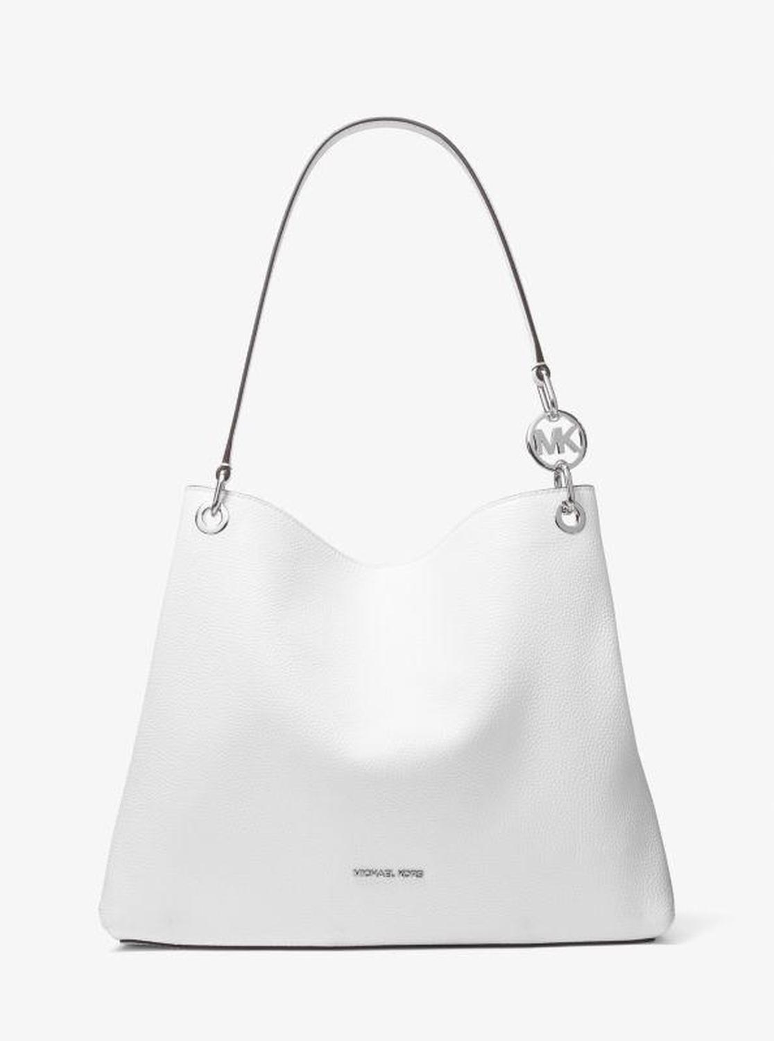Christina Large Pebbled Leather Shoulder Bag