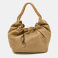 Michael Michael Kors Beige Metallic Canvas Ring Tote