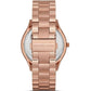 Michael Kors Slim Runway MK3197 Women's Rose-Gold Quartz 42MM Watch