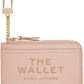Pink 'The Leather Top Zip Multi' Wallet
